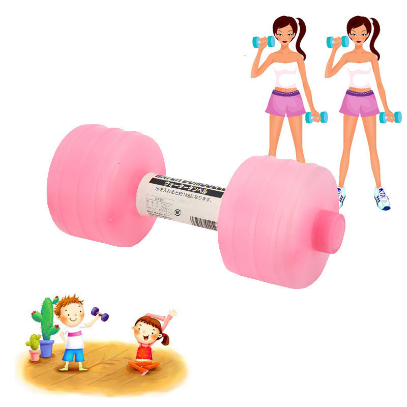Body Building Water Dumbbell Dumbbells Slimming Fitness Gym Equipment Yoga for Training Sport Plastic Bottle Exercise