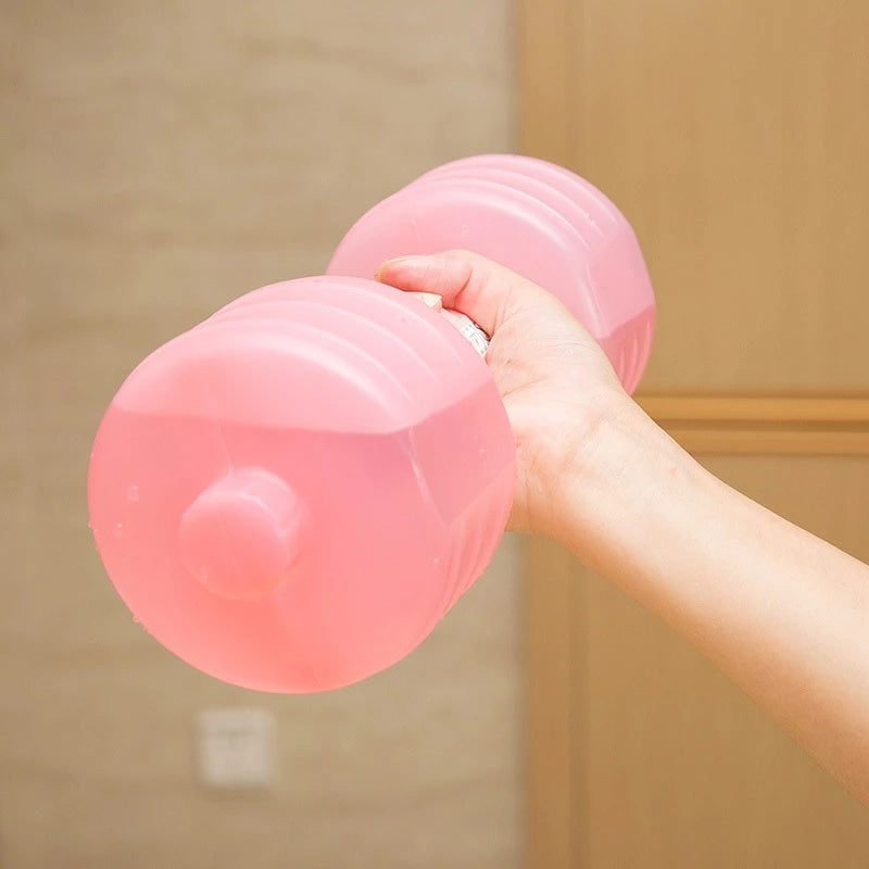 Body Building Water Dumbbell Dumbbells Slimming Fitness Gym Equipment Yoga for Training Sport Plastic Bottle Exercise