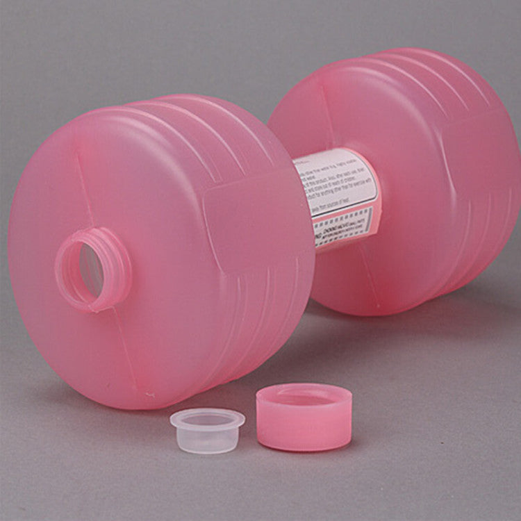 Body Building Water Dumbbell Dumbbells Slimming Fitness Gym Equipment Yoga for Training Sport Plastic Bottle Exercise