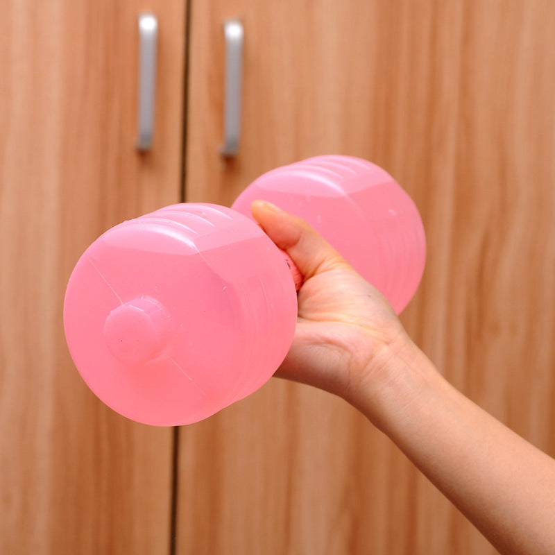Body Building Water Dumbbell Dumbbells Slimming Fitness Gym Equipment Yoga for Training Sport Plastic Bottle Exercise